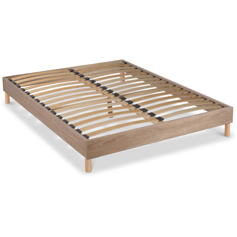 Sommier monolattes Blandice naturel - 180 x 200 cm