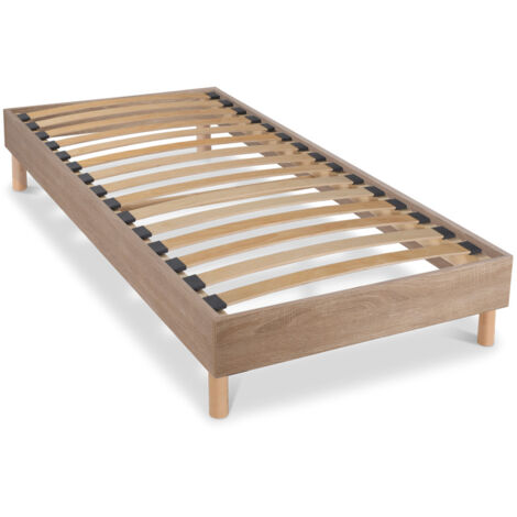 Sommier monolattes Blandice naturel - 90 x 190 cm