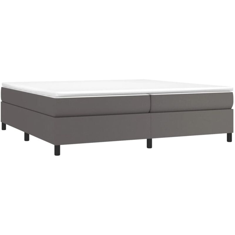Vidaxl - Cadre de lit sans matelas gris 200x200 cm similicuir
