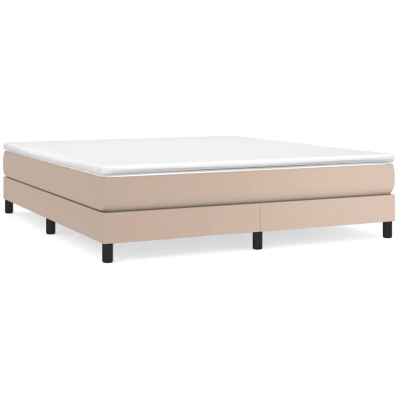 Cadre de lit Cappuccino 160x200 cm Similicuir