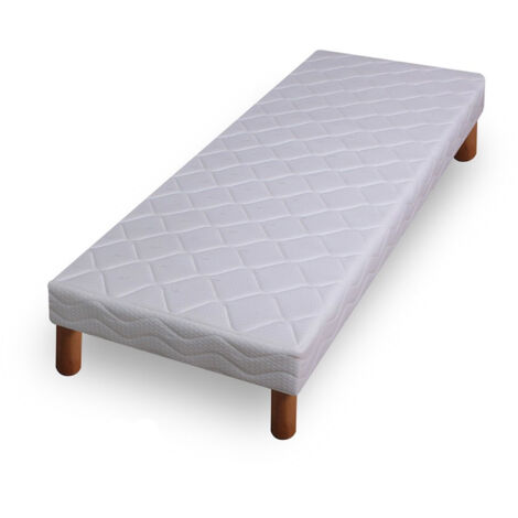 Sommier tapissier 14 lattes garni polyéther 80x200m