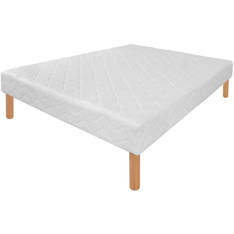 Sommier tapissier à ressorts 140x190 cm