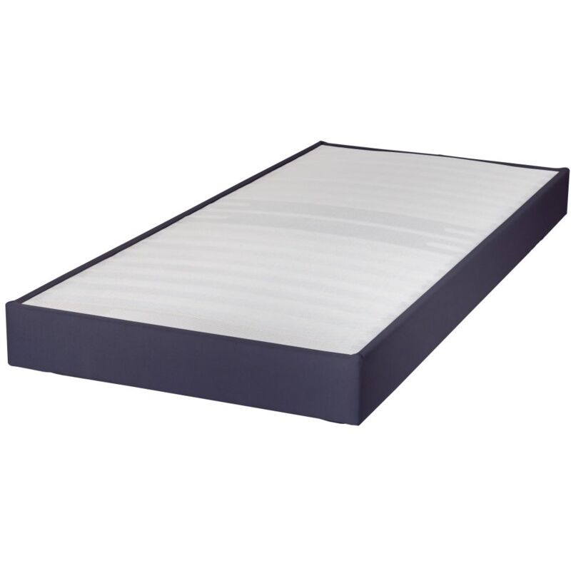 Sommier tapissier Omega Volcan 80x200 Lattes bois - H.15 cm - Made in France