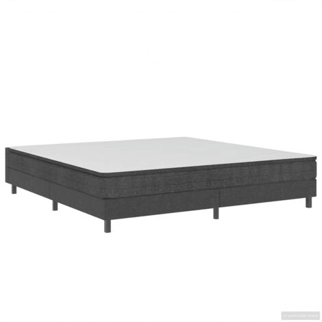 Sommier tapissier Résistant et confortable, Tapissier à lattes, Gris Tissu 180 x 200 cm OIB6488E