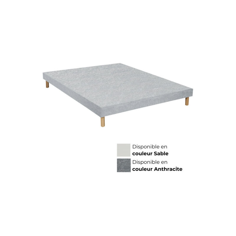 Essenzia - Sommier tradition graphic 13cm 160x190 Lattes