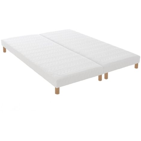 Sommiers en bois massif 2x80x200 cm
