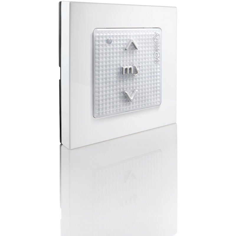 2401102 - Commande murale sans fil Smoove Origin rts Pure pour volets et stores - Technologie rts - Pour commander 1 moteur ou 1 groupe de moteurs
