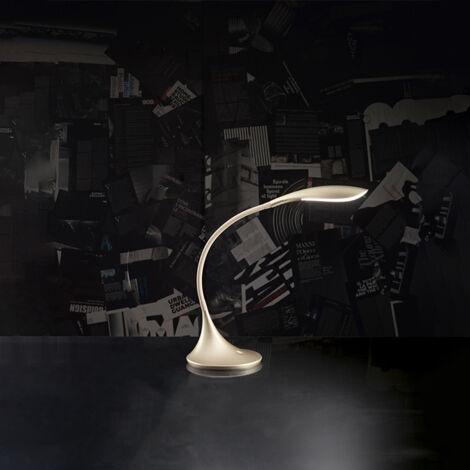 SONAGLI Lampada da tavolo led in plastica colore oro opaco 7W 600LM 5000K dimmerabile