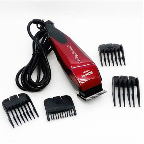 Sonar 7568 Tondeuse à Barbe Rasoir électrique Tondeuse Avec 4 Peignes