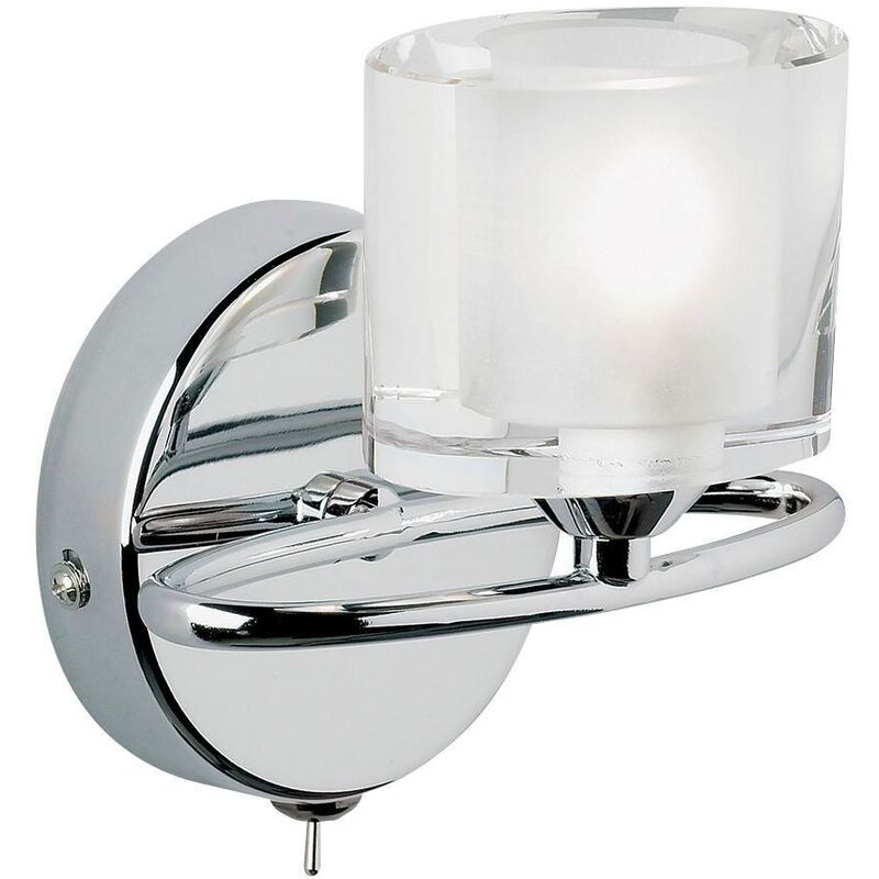 Endon Lighting - Endon Sonata - 1 Light Wall Light Chrome with Crystal, G9