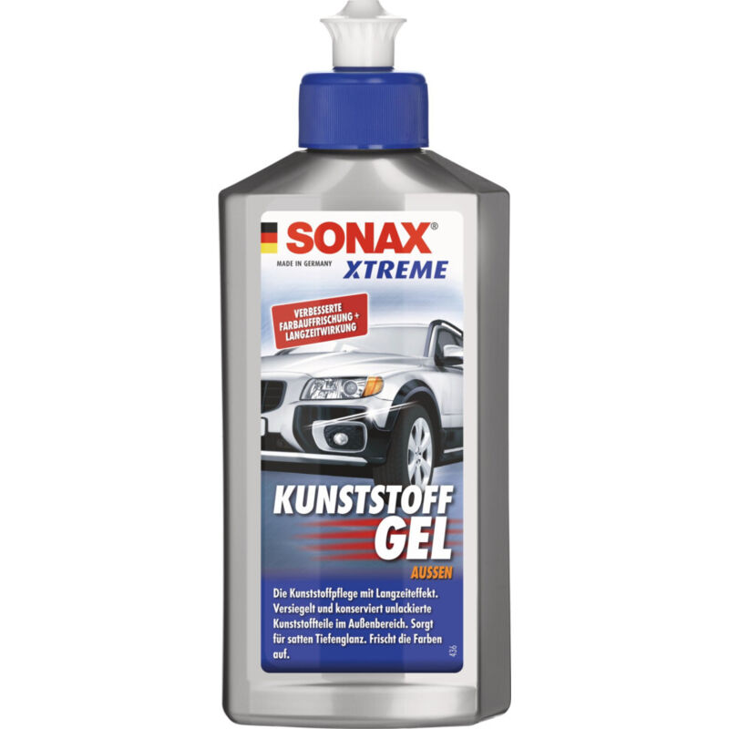 Sonax Kunststoffgel Xtreme Fahrzeugpflege Für Außen 250 Ml