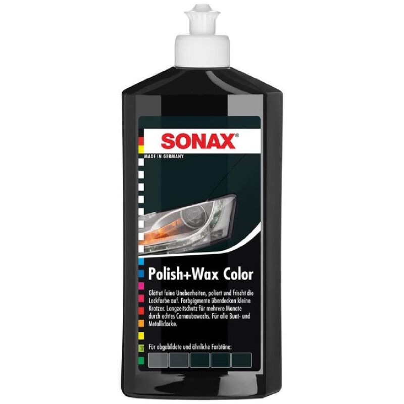 296.100 Polish et Wax noir 500ml - Sonax