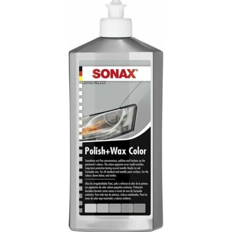 Sonax 296.300 Polish et Wax argent/gris 500ml