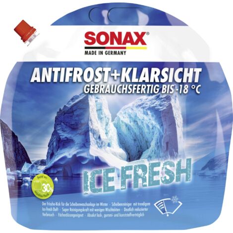 Sonax AntiFrost+KlarSicht Ice-fresh 133495 Anti-gel pour vitres 3 l Y065693