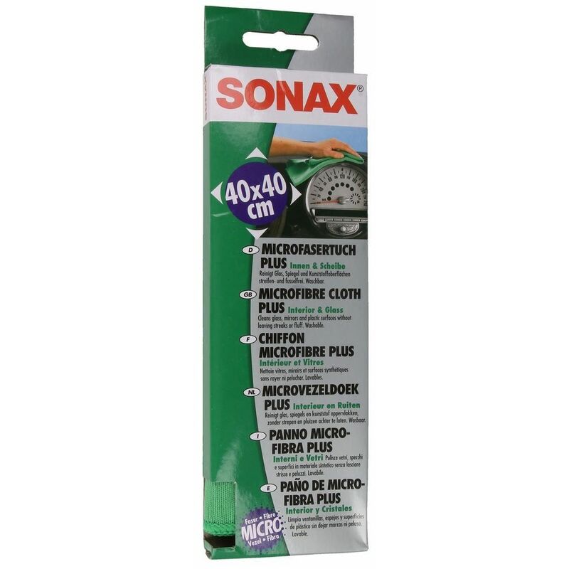 Le Sanitaire - Sonax Chiffon microfibre plus 400 x 400 mm