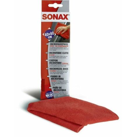 Sonax Chiffon microfibre pour entretien de la peinture de voiture 400 x 400 mm