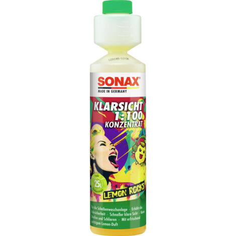 SONAX Klarsicht Concentré, 1:100, Lemon Rocks, 250 ml