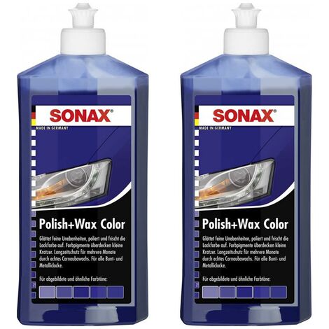 SONAX Polish & Wax Color NanoPro blau - Anzahl: 2x - blau