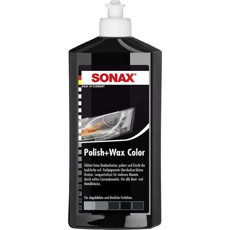 SONAX Polish+Wax Color schwarz 500 ml - Anzahl: 1x - schwarz