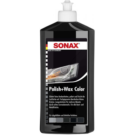 SONAX Polish+Wax Color schwarz 500 ml - Anzahl: 2x - schwarz