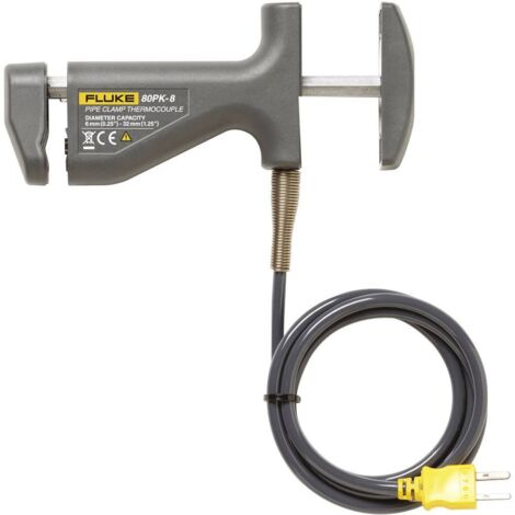 Sonda a nastro per tubazioni Fluke 80PK-8 -29 fino a +149 °C K Calibrato di fabbrica senza certificato