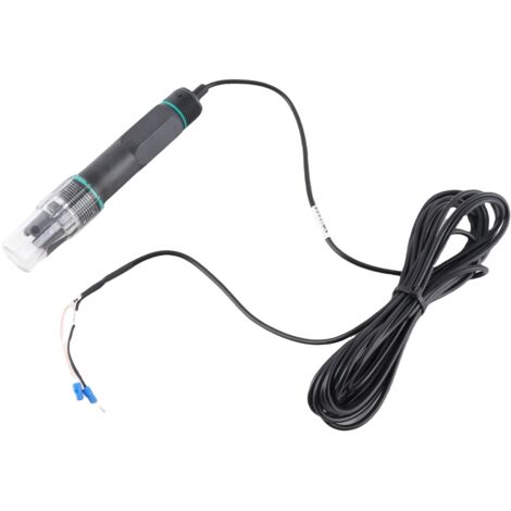 Sonda de pH industrial para detectores – Electrodo ABS de alta precisión, 175 x 28 mm, cable de 5 m