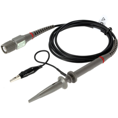 Sonda de pinza para osciloscopio Hantek, máx. 600 V CC pico CA x1 x10 60 MHz 10 MΩ, con accesorios
