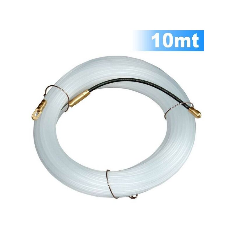 Sonda Passacavi 10m Flessibile - Molla Elettricista Per Tubature E Curve, Diametro 4.5mm Verde - Foto 11