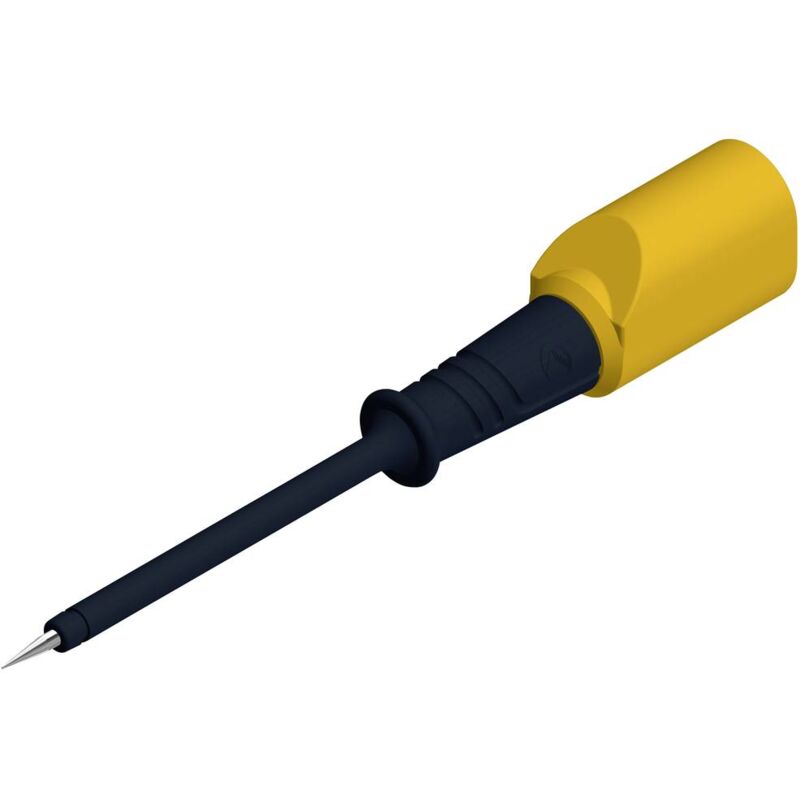 Sks Hirschmann - pruef 2 s s Sonda Presa 4mm Nero