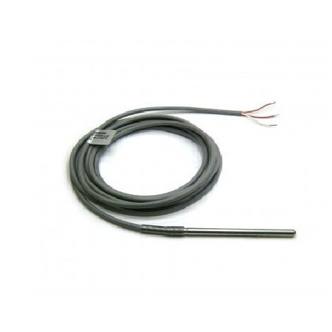 Sonda Pt100 -80+600°C 6×100 mm con 3m di cavi modello Vetrotex TECPT100V3P