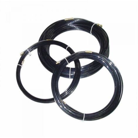 SONDA TIRAFILI TIRACAVI IN NYLON lunghezza SPESSORE 4 mm TESTINA OTTONE 10 mt