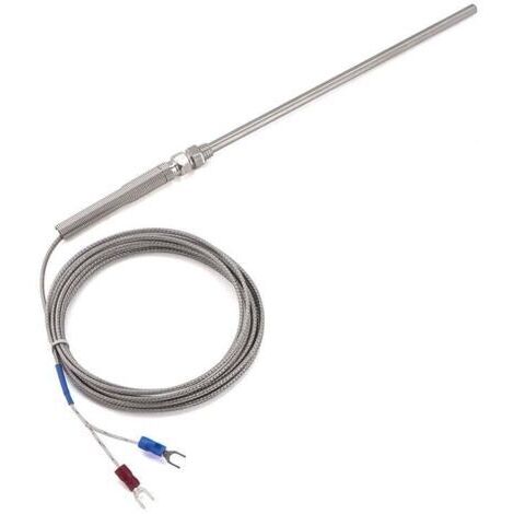 Sondas de sensor de termopar, controlador de temperatura, sensor de termopar tipo K de alta temperatura (3 m)