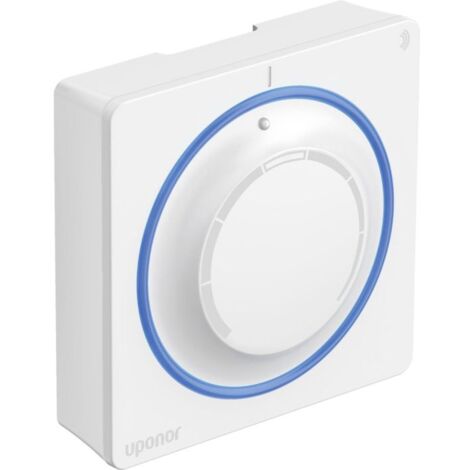 Sonde d&39ambiance sans fil Uponor Smatrix Wave 1086981 blanc pur RAL9016, T-165 POD, pour détection de température