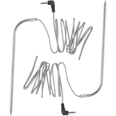 Sonde de rechange haute température pour viande, compatible avec les barbecues et fumoirs à granulés.