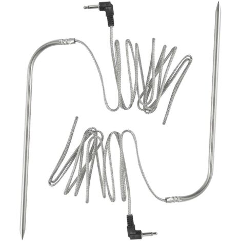 Sonde de rechange haute température pour viande, lot de 2 sondes étanches pour barbecue ---