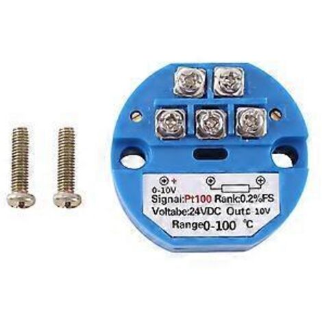 Sonde de température à résistance thermique PT100, entrée 0-10 V, sortie 0-10 A, 24 V CC.