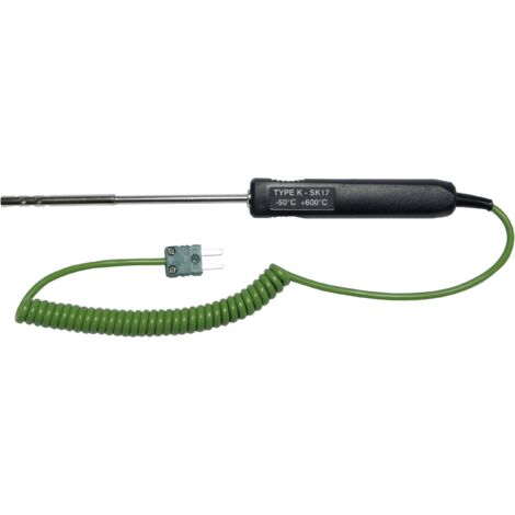 Sonde de température Chauvin Arnoux SK 17 de type K à air, Maximum 600 °C ( Prix pour 1 )