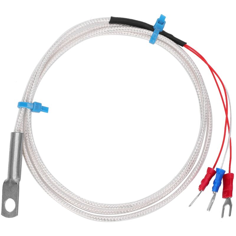 Sonde De Température Pt100 Thermistor Sonde De Mesure De Température à Trou Rond Type Patch5m Usine Chimique Usine Métallurgique Usine Textile Usine