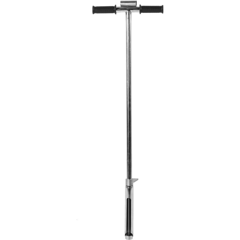Sonde D'échantillonnage de Sol, 105 Cm de Longueur, Bouche de 38 Mm, Outil de Sonde D'échantillonnage de Sol en Acier Inoxydable avec Pédale,