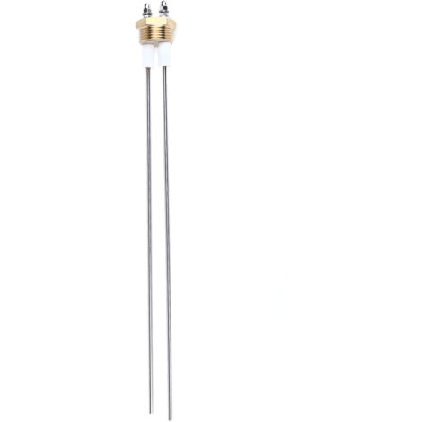 Sonde d'électrode de niveau d'eau, 2 broches, isolation PTFE, laiton, acier inoxydable, liquide de chaudière