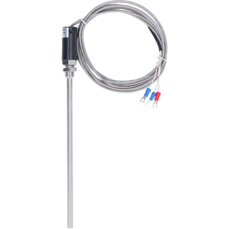 Sonde thermocouple PT100 avec câble blindé, capteur de température -200 à 450℃, modèle WZPT‑10
