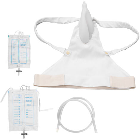 Sonde urinaire externe pour femme en silicone respirant, étanche et confortable