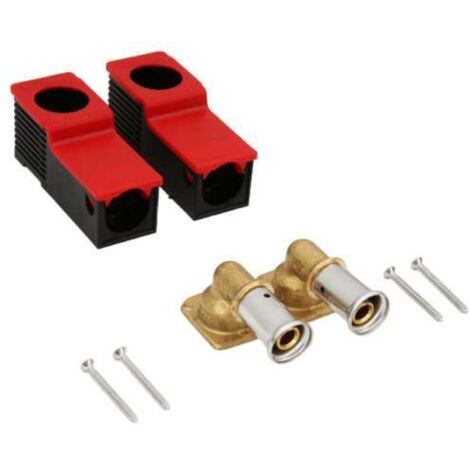 Sonderangebot Doppelpack Henco Wall box 1x rot 1/2"Fx16mm press WBP-1604-RO