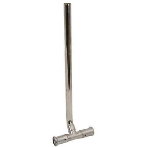 Sonderangebot Henco Heizkörperanschlusss T-Stück vernickelt 300 mm Kupferrohr Ø15