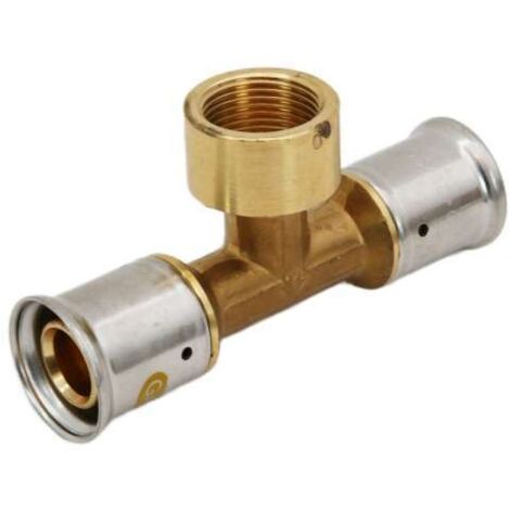 Sonderangebot Henco Messing (Gas), 26x3/4" Press T-Stück 26x3/4"x26