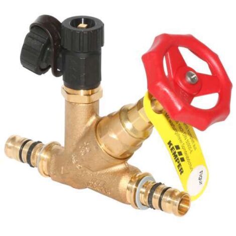 Sonderangebot Kemper Freistrom-Absperrventil DN40 mit Entleerung, MEPLA 50, Figur 1904105000