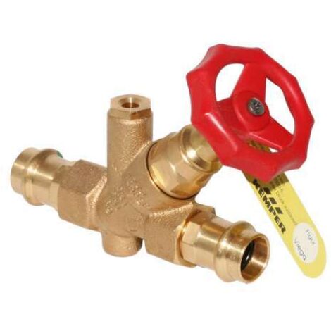 Sonderangebot KEMPER-Weser System-Absperrventil DN50 DIN-DVGW PN16 oE san-profipress 54mm 1903005000