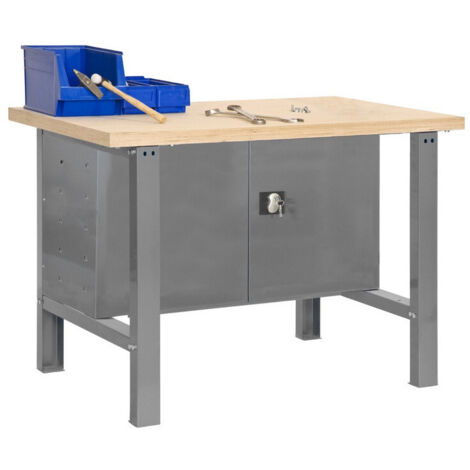 Sonderangebot - SimonRack - Werkbank-Bausatz 840x1200x750mm Belastung 600Kg - SIMONWORK BT0 LOCKER 1200 DARK GREY