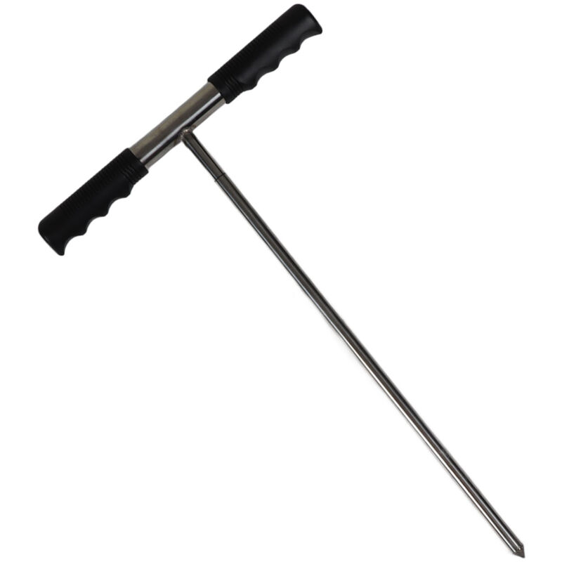 Treetalk - Sondes d'échantillonnage de sol avec poignée en t, pointe pointue réglable, outil d'échantillonnage de sol en acier inoxydable pour