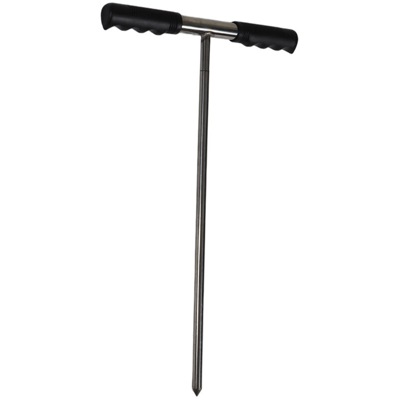 Sondes d'échantillonnage du sol avec poignée en t Pointe aiguisée ajustable en acier inoxydable Outil d'échantillonnage du sol pour le soin des